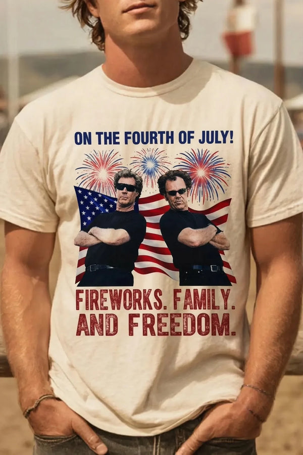 Funny Stepbrothers 4th of July Shirt