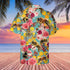 Bee Flower Spring Peony Cool Design - Aloha Hawaiian Shirts For Men & For Women