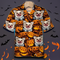 Skull Pumpkin Lantern Pet Cool Design - Aloha Hawaiian Shirts For Men - Shirt for Halloween Lover