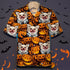 Skull Pumpkin Lantern Pet Cool Design - Aloha Hawaiian Shirts For Men - Shirt for Halloween Lover