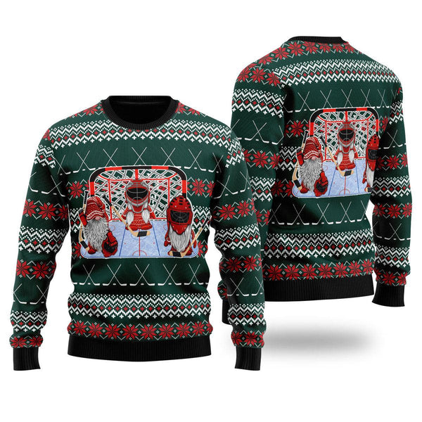 Hockey Gomies Funny Ugly Christmas Sweater For Women & Men