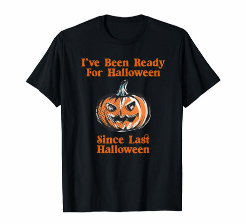 Ready For Halloween Funny Cool Design Unisex T-shirt For Men & For Women R1165