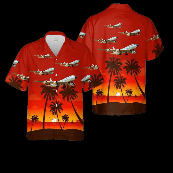 US Air Force Boeing RC-135C Cool Design - Aloha Hawaiian Shirts For Men - Veteran's Day