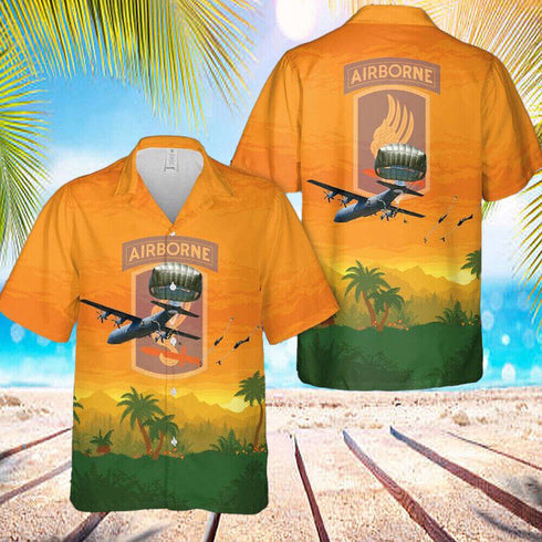 US Army 173rd Airborne Brigade Cool Design - Aloha Hawaiian Shirts For Men - Veteran's Day