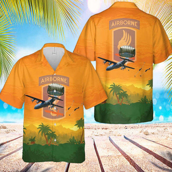 US Army 173rd Airborne Brigade Cool Design - Aloha Hawaiian Shirts For Men - Veteran's Day