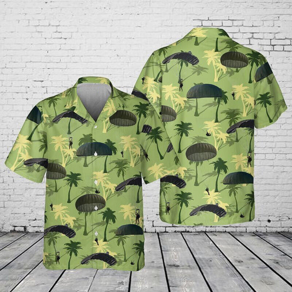 US Army Paratroopers Cool Design - Aloha Hawaiian Shirts For Men - Veteran's Day