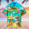 Funny Santa Claus Surfing Christmas Design - Aloha Hawaiian Shirts For Men & Women