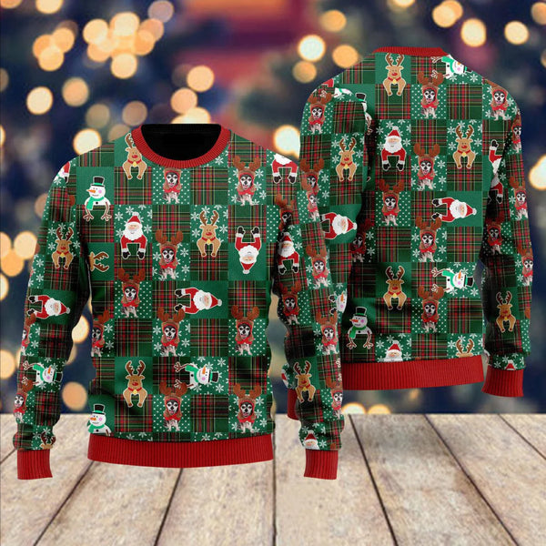 Chihuahua Reindeer Funny Ugly Christmas Sweater For Women & Men - Christmas Gift