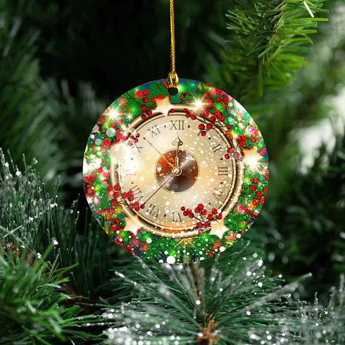 Christmas Tree and Light Ceramic Ornaments - Christmas Decoration Gifts