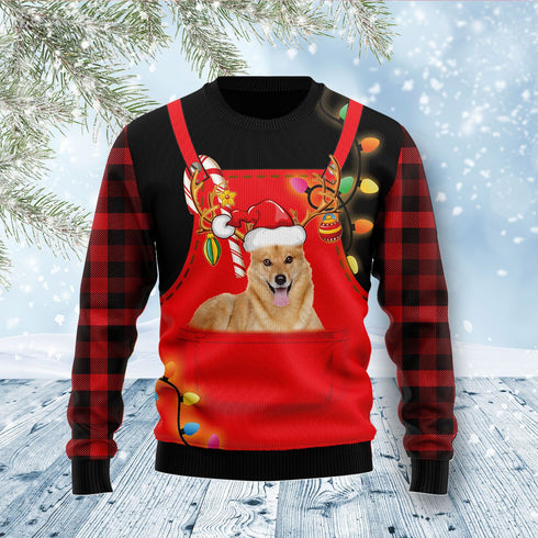 Funny Front Carrier Dog Ugly Christmas Sweater For Women & Men - Christmas Gift