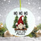 Pour The Merlot Wine Gnome Christmas Ceramic Ornaments - Christmas Decoration Gifts