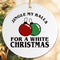 Jingle My Balls For A White Funny Christmas Ceramic Ornaments - Christmas Decoration Gifts