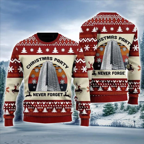 Nakatomi Plaza Christmas Party Never Forget Ugly Christmas Sweater For Women & Men - Christmas Gift