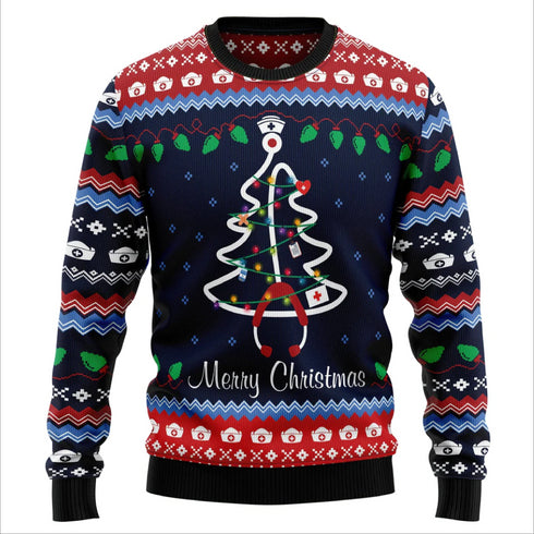 Nurse Life Christmas Ugly Christmas Sweater For Women & Men - Christmas Gift
