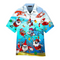 Scuba Diving Santa Claus Christmas Design - Aloha Hawaiian Shirts For Men & Women
