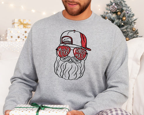 Funny Santa Dad Christmas Unisex Crewneck Sweatshirt