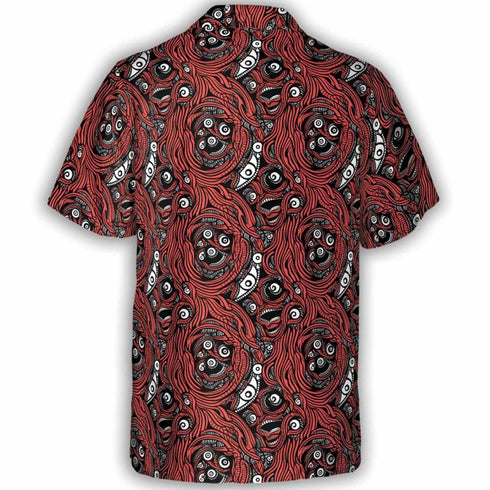 Old One Cthulhu Halloween Cool Design  - Aloha Hawaiian Shirts for Men & Women