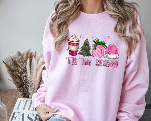Tis The Season Christmas Unisex Crewneck Sweatshirt