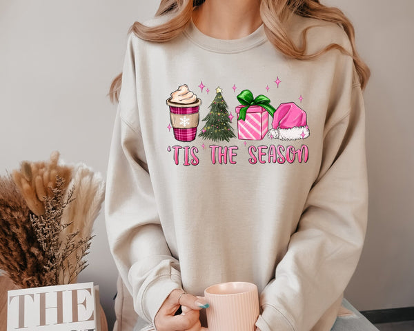 Tis The Season Christmas Unisex Crewneck Sweatshirt