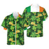 Shamrock And Gold Coins - Aloha Hawaiian Shirts For Men - St. Patrick's Day Gifts