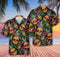 Pineapple Skull Black Halloween Cool Design  - Aloha Hawaiian Shirts for Men & Women