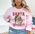 Retro Santa University Christmas Unisex Crewneck Sweatshirt