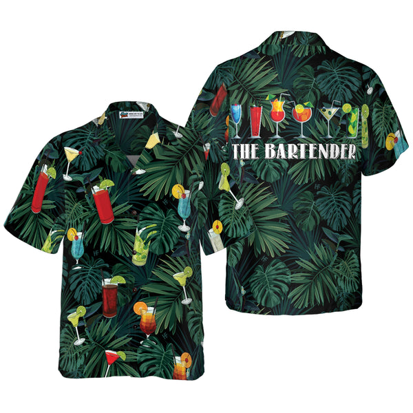 The Tropical Bartender For Summer Cool Design - Aloha Hawaiian Shirts For Men & For Women