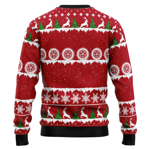 Hippie Bus Merry Christmas Ugly Christmas Sweater For Women & Men - Christmas Gift