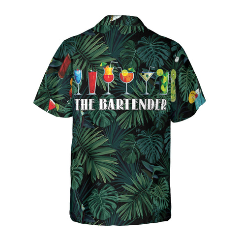 The Tropical Bartender For Summer Cool Design - Aloha Hawaiian Shirts For Men & For Women