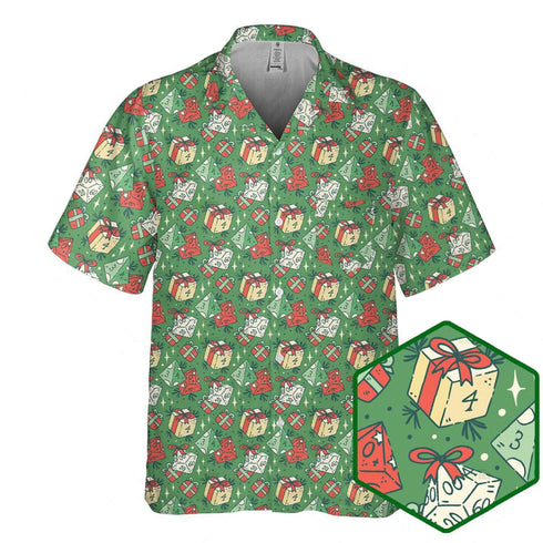 DnD Pro Gamer Dice Gift Pattern Cool Design - Aloha Hawaiian Shirts For Men & For Women