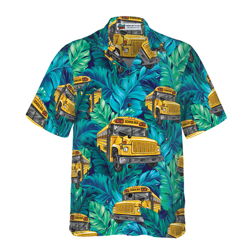 School Bus Driver Cool Design - Aloha Hawaiian Shirts For Men & For Women