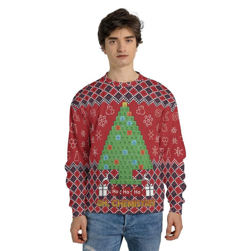 Ho Ho Oh Chemistree Funny Ugly Christmas Sweater For Women & Men - Christmas Gift