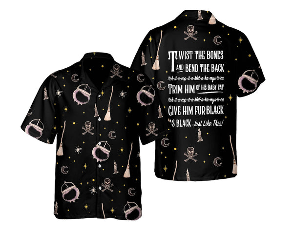 Halloween Scary Skeleton Cool Design - Aloha Hawaiian Shirts for Men & Women