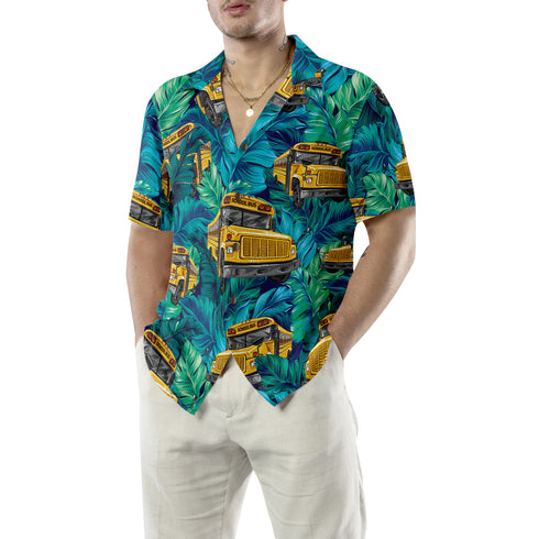 School Bus Driver Cool Design - Aloha Hawaiian Shirts For Men & For Women
