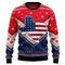 Texas USA Flag Christmas Sweater For Women & Men - Christmas Gift