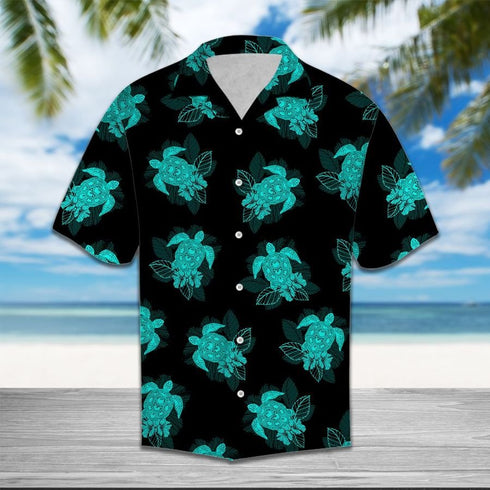 Turtle Summer Cool Design - Aloha Hawaiian Shirts For Men & For Women Couples - HAW1006