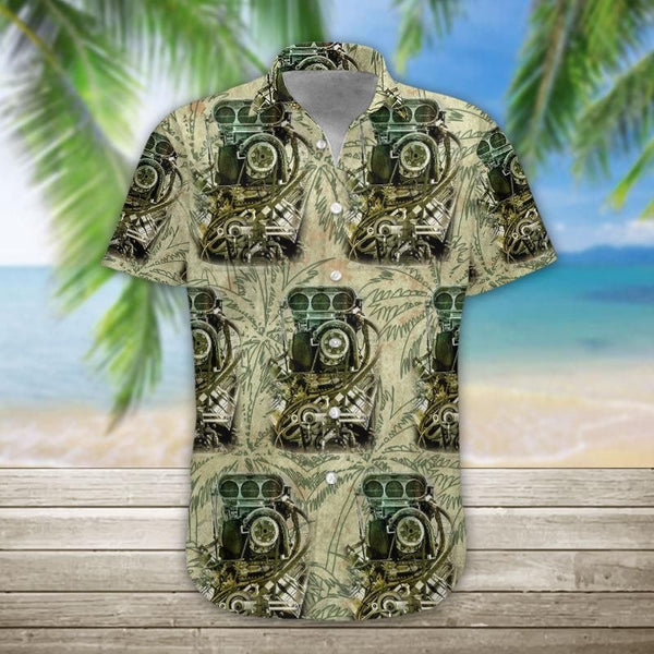 Drag Racing Cool Design - Aloha Hawaiian Shirts For Men & For Women Couples - HAW1143