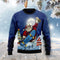 Santa Claus Playing Skateboard Funny Ugly Christmas Sweater For Men & Women Adult - Christmas Gifts