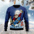 Santa Claus Playing Skateboard Funny Ugly Christmas Sweater For Men & Women Adult - Christmas Gifts