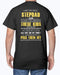 Birthday Presents For Dad Best Stepdad Ever Fathers Day Gift T-Shirt From Daughter R1125