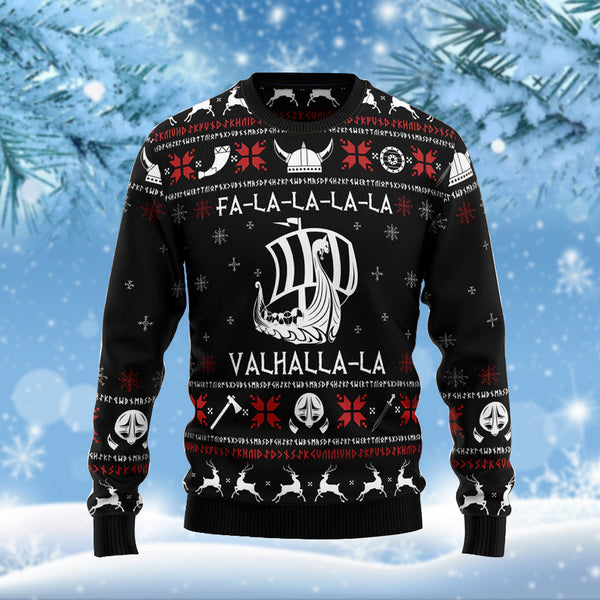 Viking Valhalla Christmas Sweater For Men & Women Adult - Christmas Gifts