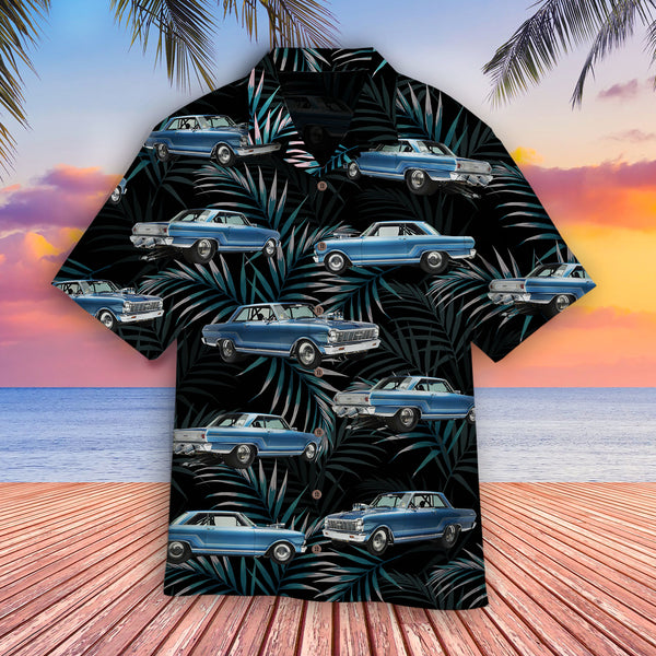 1965 Chevrolet Nova SS Custom Cool Design - Aloha Hawaiian Shirts For Men - HAW1156
