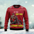 Santa Rides A Motorbike Funny Ugly Christmas Sweater For Men & Women Adult - Christmas Gifts