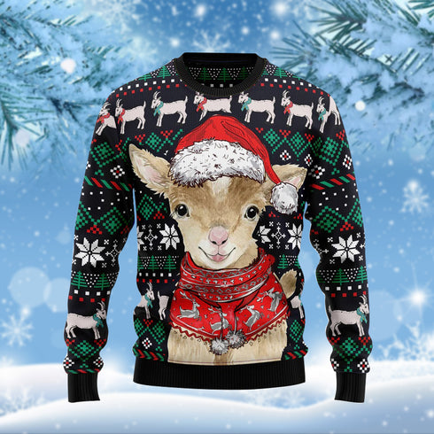 Llama Christmas Funny Ugly Christmas Sweater For Men & Women Adult - Christmas Gifts