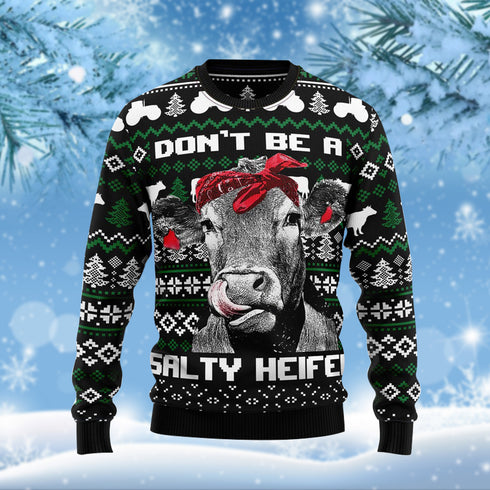 Cow Funny Ugly Christmas Sweater For Men & Women Adult - Christmas Gifts