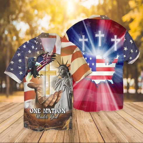 4th Of July Independence Day Cool Design - Aloha Hawaiian Shirts For Men