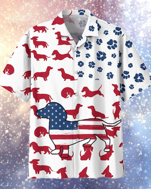 American Flag 4th Of July Independence Day Memorial Day - Aloha Hawaiian Shirts For Men & For Women Couples - HAW1398