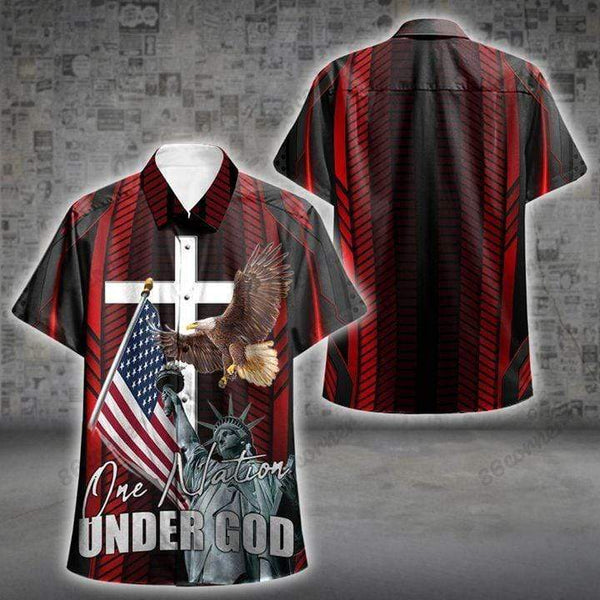 God Bless Us 4th Of July Independence Day - Aloha Hawaiian Shirts For Men