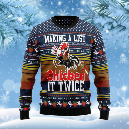 Chicken Funny Ugly Christmas Sweater For Men & Women Adult - Christmas Gifts