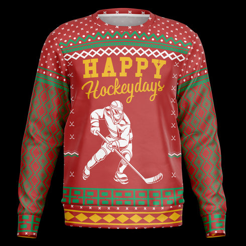 Hockey Days Ugly Christmas Sweater Gift For Men & Women Adult - Christmas Gifts